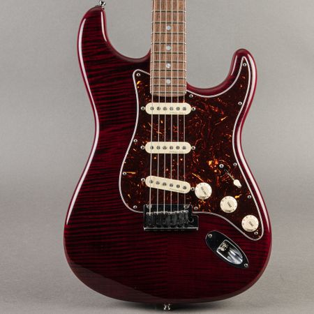 Fender Custom Shop Custom Deluxe Stratocaster 2013, Trans Red thumbnail