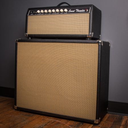 Quinn Sweet Thunder 50w Head w/ 2x12 Tone Tubby Cabinet 2000s, Black thumbnail