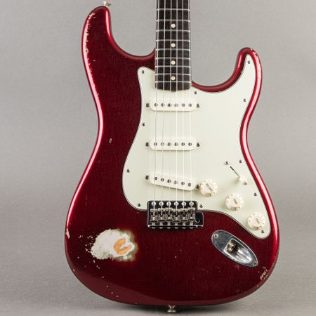 Fender Masterbuilt Dennis Galuszka 1960 Stratocaster Relic 2003, Candy Apple Red thumbnail