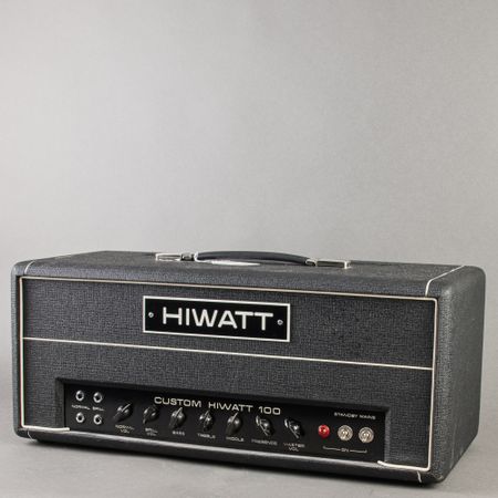 Hiwatt Custom 100 DR103 Early Hylight Era Harry Joyce 1973, Black thumbnail