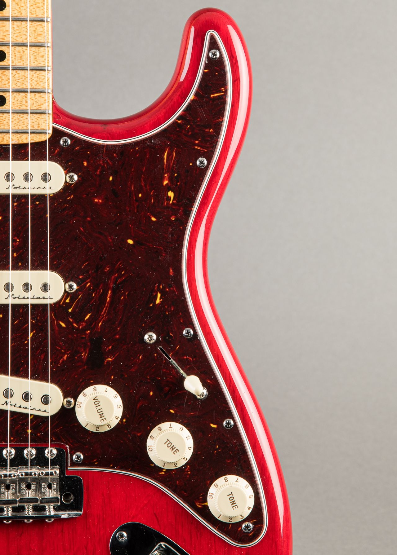ギター Fender Custom Shop Stratocaster Carter Vintage - Fender Custom Shop Stratocaster 2009, Trans Red