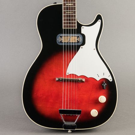 Harmony Stratotone c. 1962, Cherry Burst thumbnail