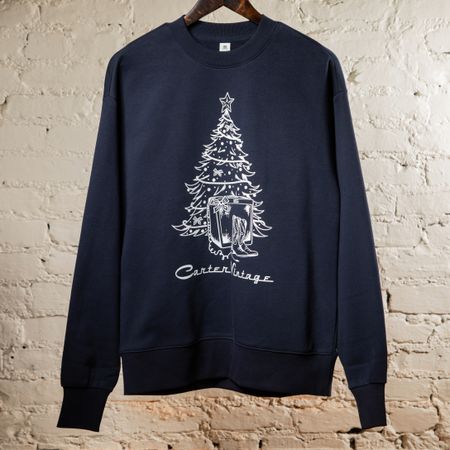 Carter Vintage Navy Holiday Crewneck thumbnail