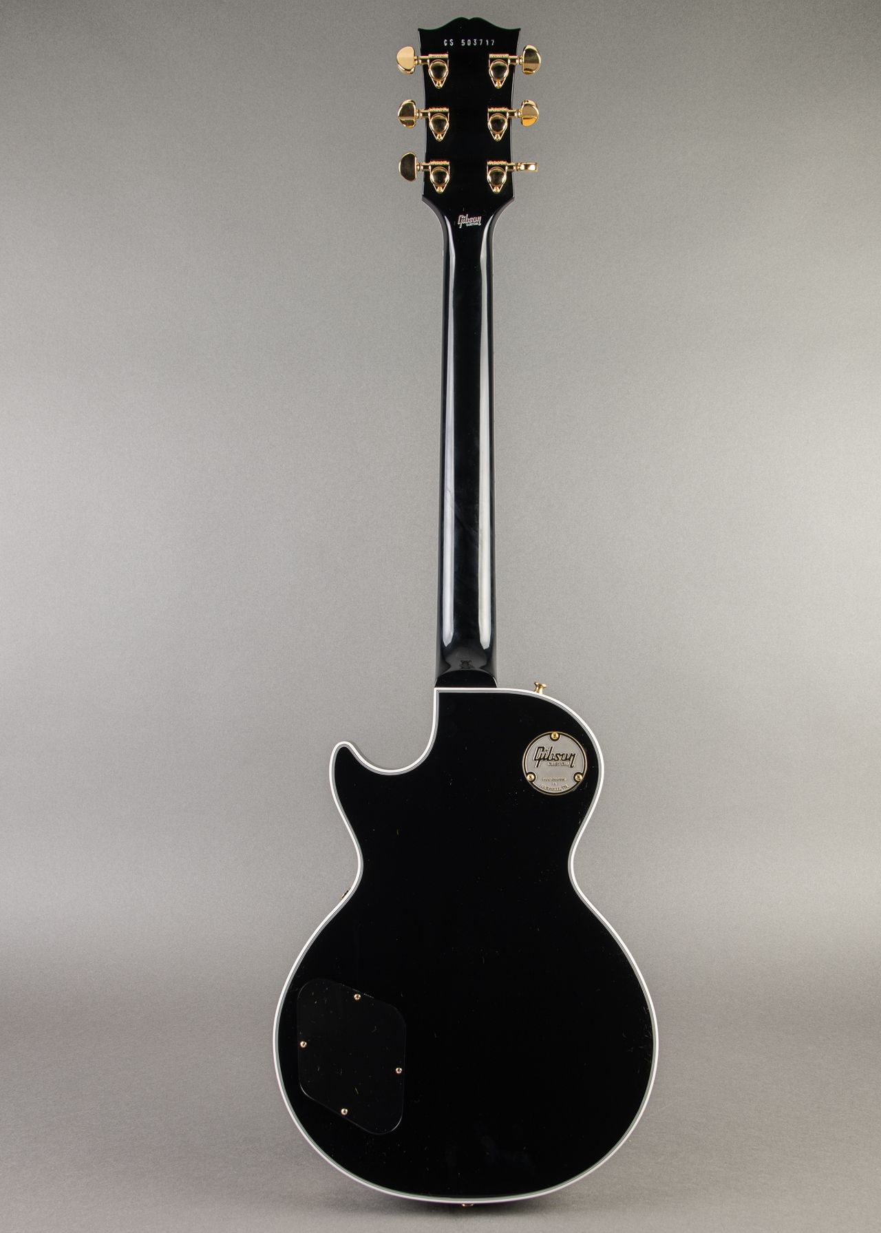 Carter Vintage - Gibson Custom Les Paul Custom 2025, Ebony