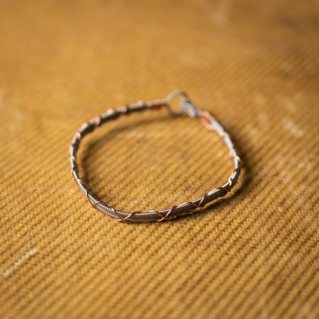 Strings for Hope Double Fret Bracelet - Rose Gold thumbnail