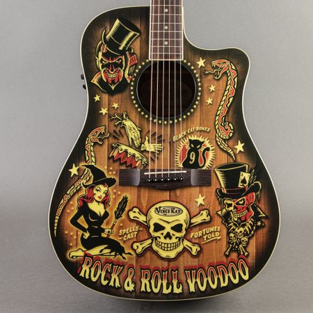 Fender T-Bucket 300-CE Vince Ray Voodoo 2013, Artwork over Sunburst thumbnail