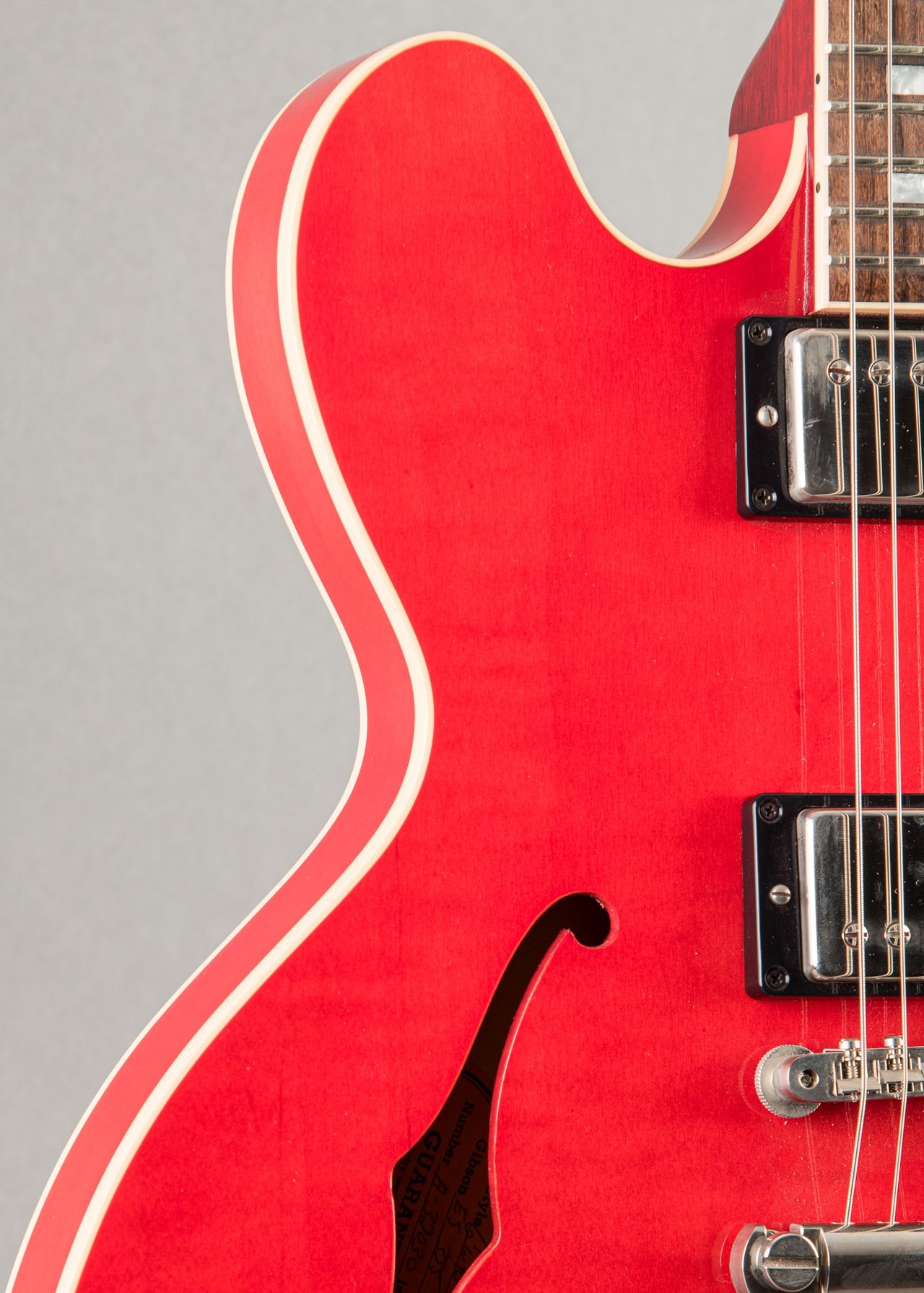 Carter Vintage - Gibson Historic '63 ES-335 2012, Cherry Plain Top