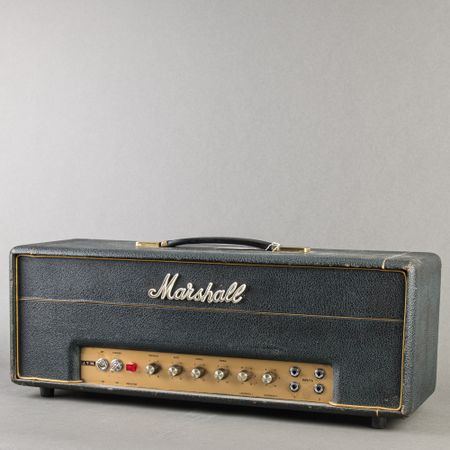 Marshall JTM50 Black Flag 50w Plexi Head w/ Road Case 1967, Black thumbnail