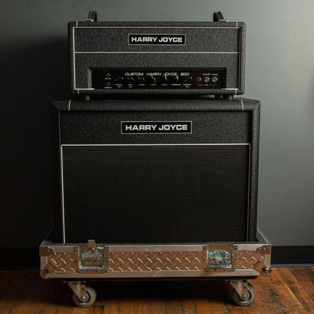 Harry Joyce Custom 200 Head w/ 2x12 Cab & Road Cases 2020's, Black thumbnail