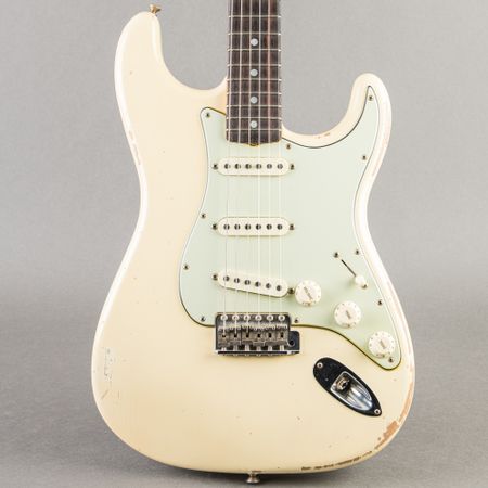 Fender Custom Shop Greg Fessler Master Built '69 Stratocaster 2019, Olympic White thumbnail