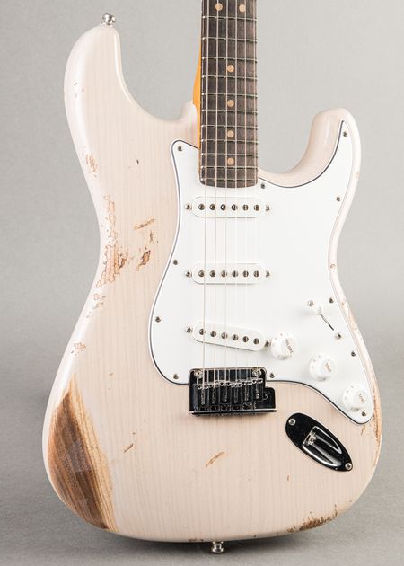 ギター Relic OlympicWhite Stratocaster Platinum Fender Custom Shop Limited-Edition 64 Stratocaster