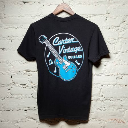 Carter Vintage Black & Blue Guitar Tee thumbnail