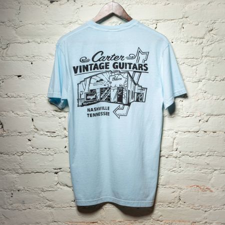 Carter Vintage Light Blue Mural Tee thumbnail