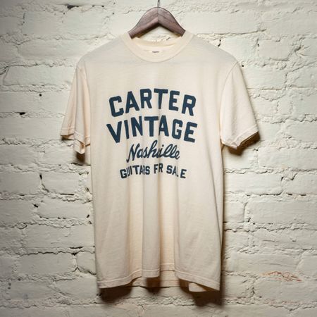 Carter Vintage Ivory "Guitars for Sale" Tee thumbnail