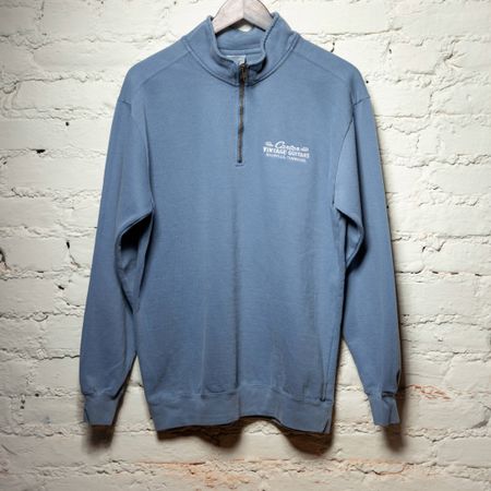 Carter Vintage Blue 1/4 Zip Sweatshirt thumbnail