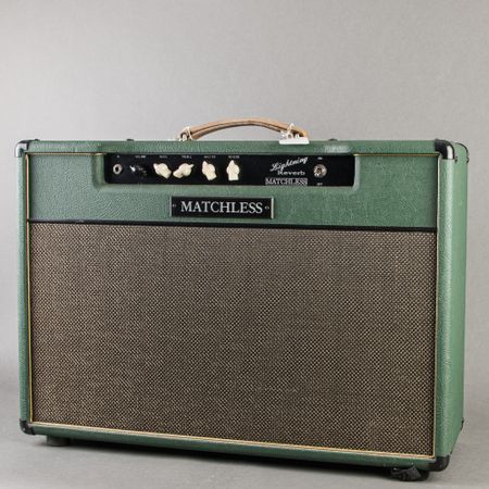 Matchless Lightning 15 Reverb 2x12 Combo 2010's, Green thumbnail