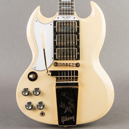 Gibson Custom 1963 Les Paul SG Custom Reissue, Lefty VOS 2026, Classic White thumbnail