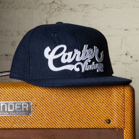 Carter Vintage Navy Wool Hat thumbnail