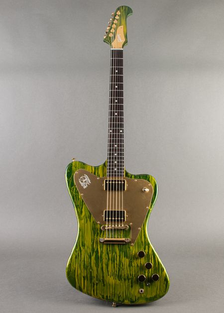 Carter Vintage - Gibson Non-Reverse Firebird 2002, Green Swirl
