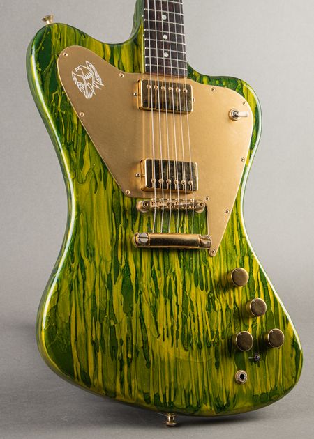 Carter Vintage - Gibson Non-Reverse Firebird 2002, Green Swirl