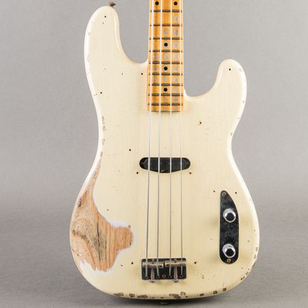 Fender Custom Shop '55 Precision Bass Relic 2022, Vintage White thumbnail