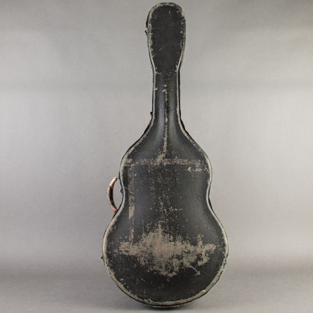 Geib 16" archtop case, 1930s, Black with Green Interior thumbnail