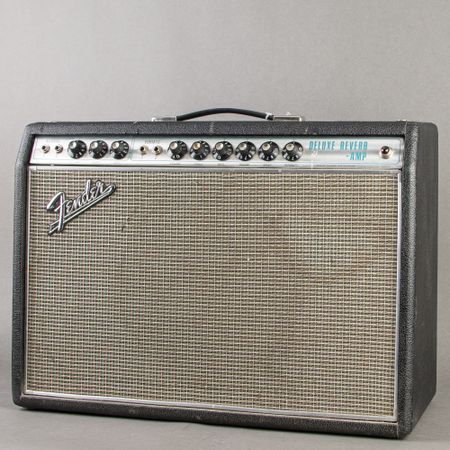 Fender Deluxe Reverb Drip-Edge AB763 1969, Black thumbnail