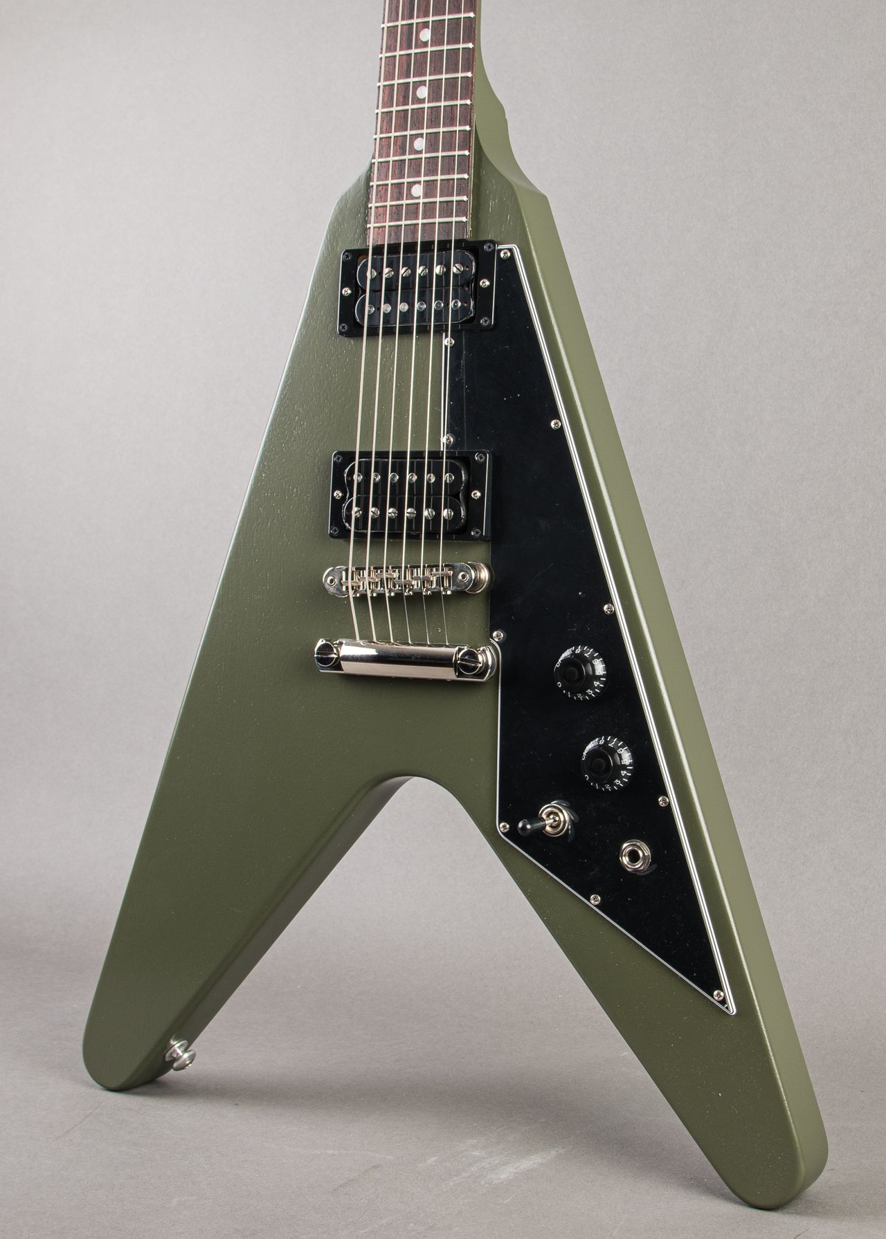 Carter Vintage - Gibson Flying V 2022, Olive Drab | Carter Vintage