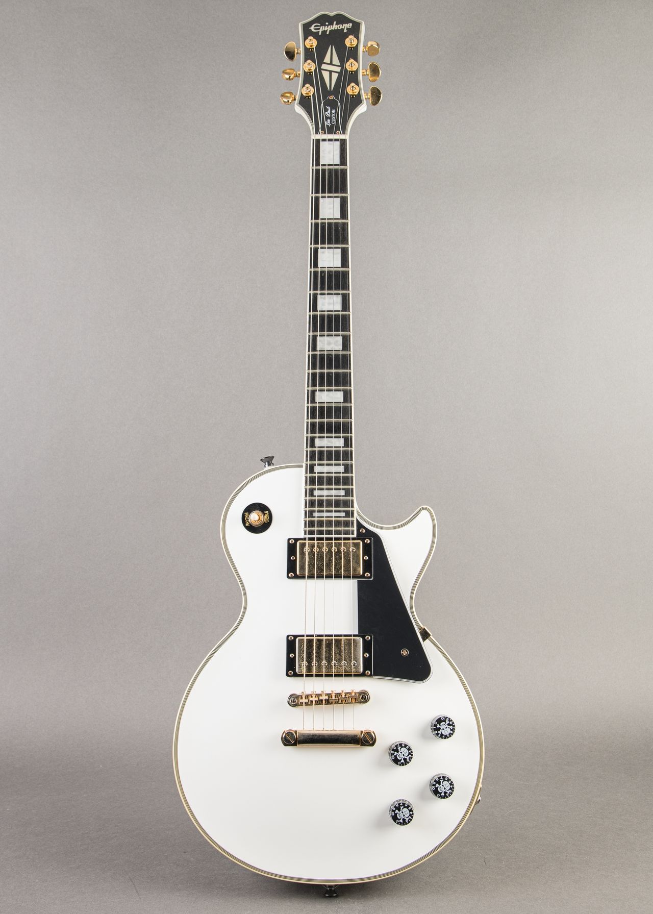 Carter Vintage - Epiphone Les Paul Custom 2020, Alpine White