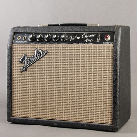 Fender Vibro-Champ AA764 1965, Black thumbnail