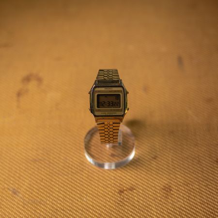 Sable 1980's Gold-Plated Digital Seiko Watch thumbnail