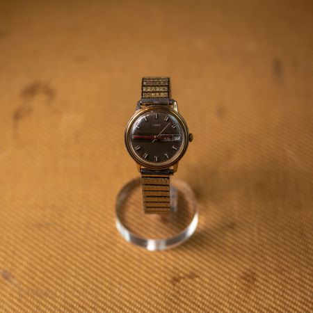 Sable 1970's Vintage Stretch Band Timex Watch thumbnail