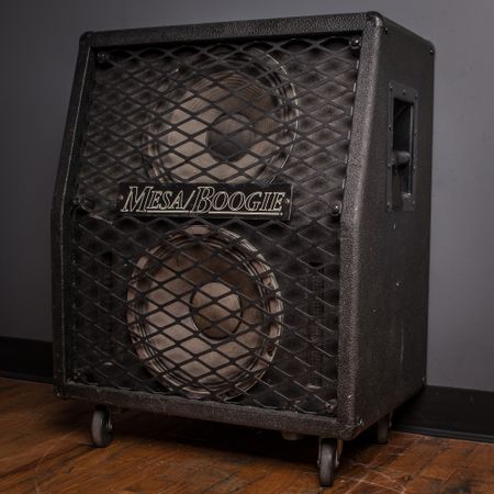 Mesa Boogie Mark Series 2x12 Vertical Split Back Cab 1980's, Black thumbnail