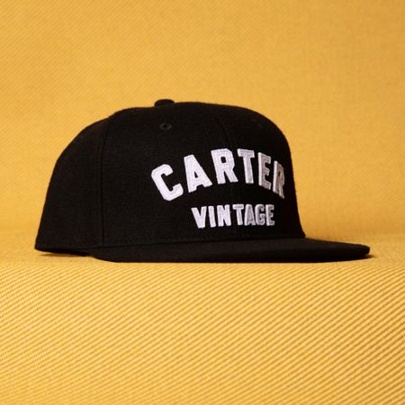 Carter Vintage Black Wool Hat thumbnail
