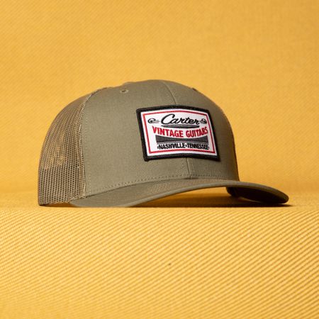 Carter Vintage Olive Classic Patch Hat thumbnail
