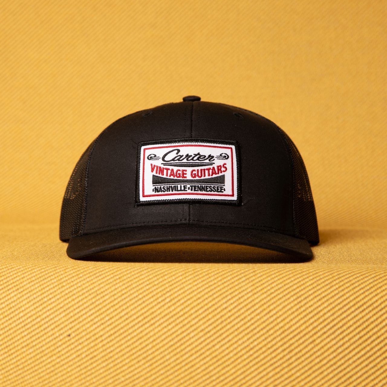 Carter Vintage - Carter Vintage Black Classic Patch Hat  display picture 1