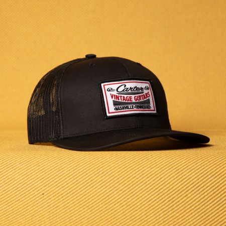 Carter Vintage Black Classic Patch Hat thumbnail