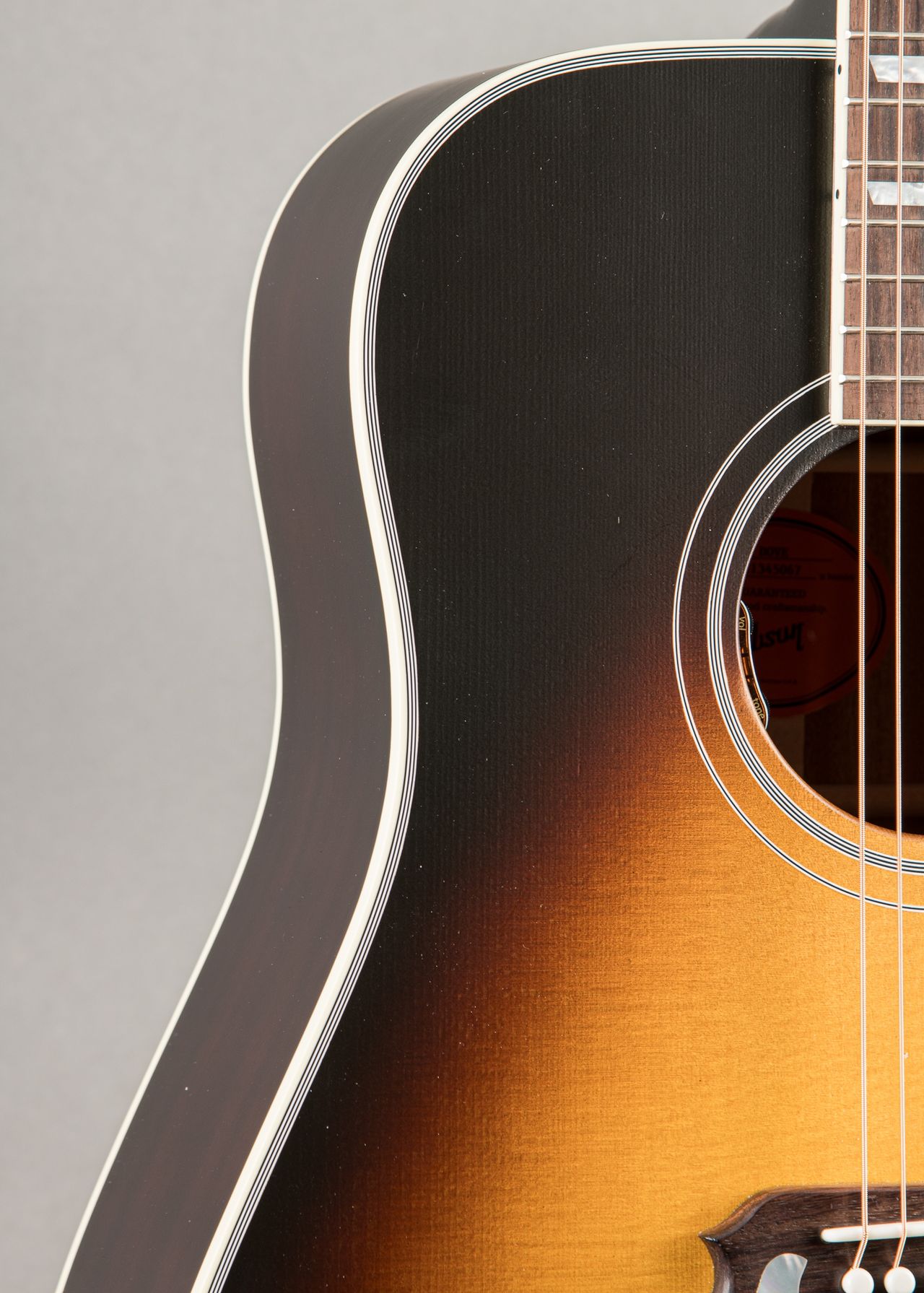 Carter Vintage - Gibson Dove Mahogany 2025, Vintage Sunburst