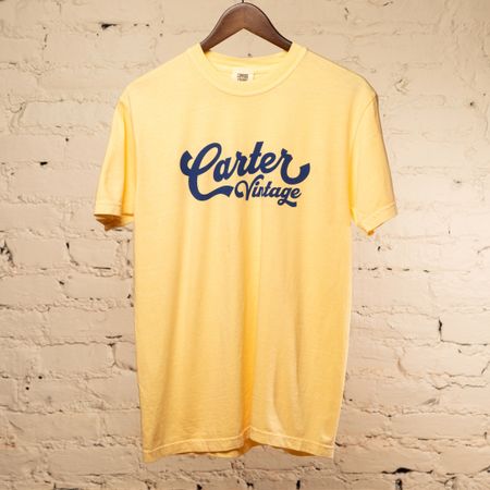Carter Vintage Butter Cursive Tee thumbnail