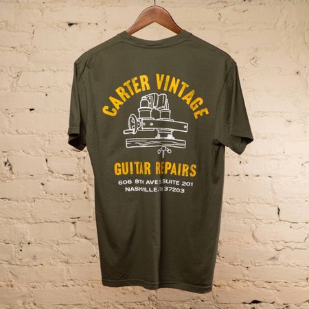 Carter Vintage Green Repair Shop Tee thumbnail