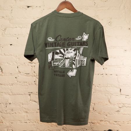 Carter Vintage Green Mural Tee thumbnail