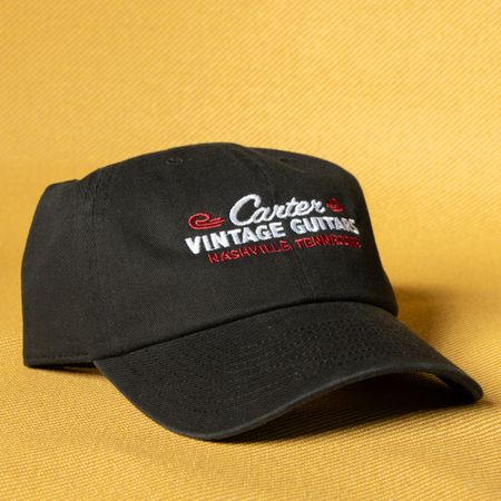 Carter Vintage Black and Red Dad Hat thumbnail