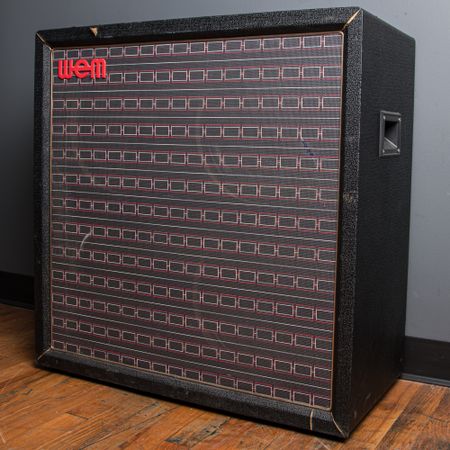 WEM Starfinder (Reproduction) 4x12 w/ Goodman & McIntosh Speakers 2010's, Black thumbnail