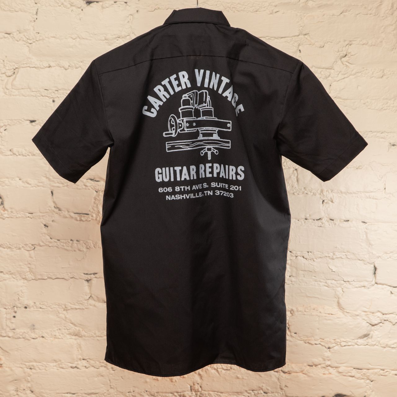 Carter Vintage - Dickies Repair Shop Work Shirt - Black | Carter 