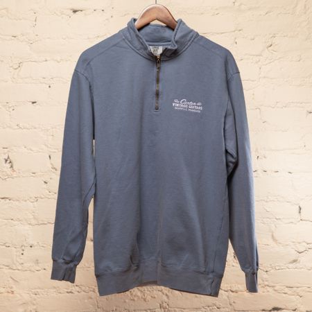 Carter Vintage Blue 1/4 Zip Sweatshirt thumbnail