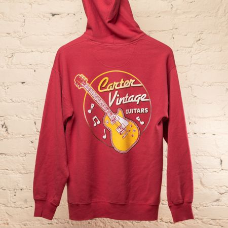 Carter Vintage Red Goldtop Guitar Hoodie thumbnail