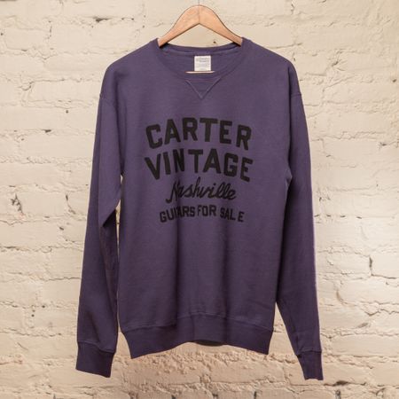 Carter Vintage Violet "Guitars For Sale" Crewneck thumbnail