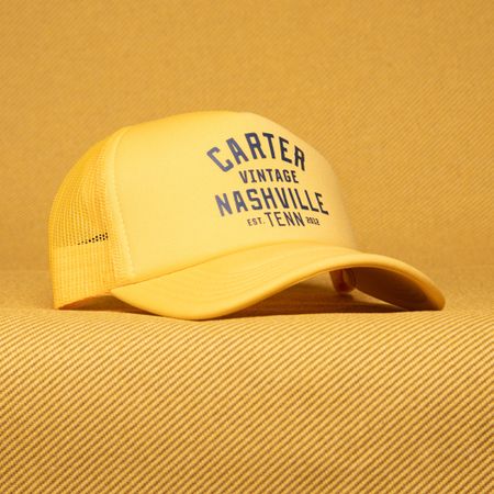 Carter Vintage Yellow Trucker Hat thumbnail