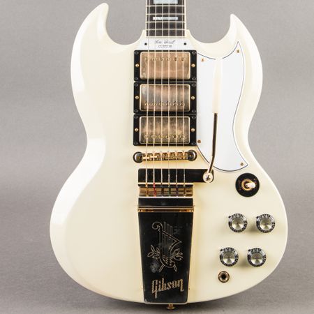 Gibson Custom Shop '63 Les Paul SG Custom VOS 2023, Classic White thumbnail