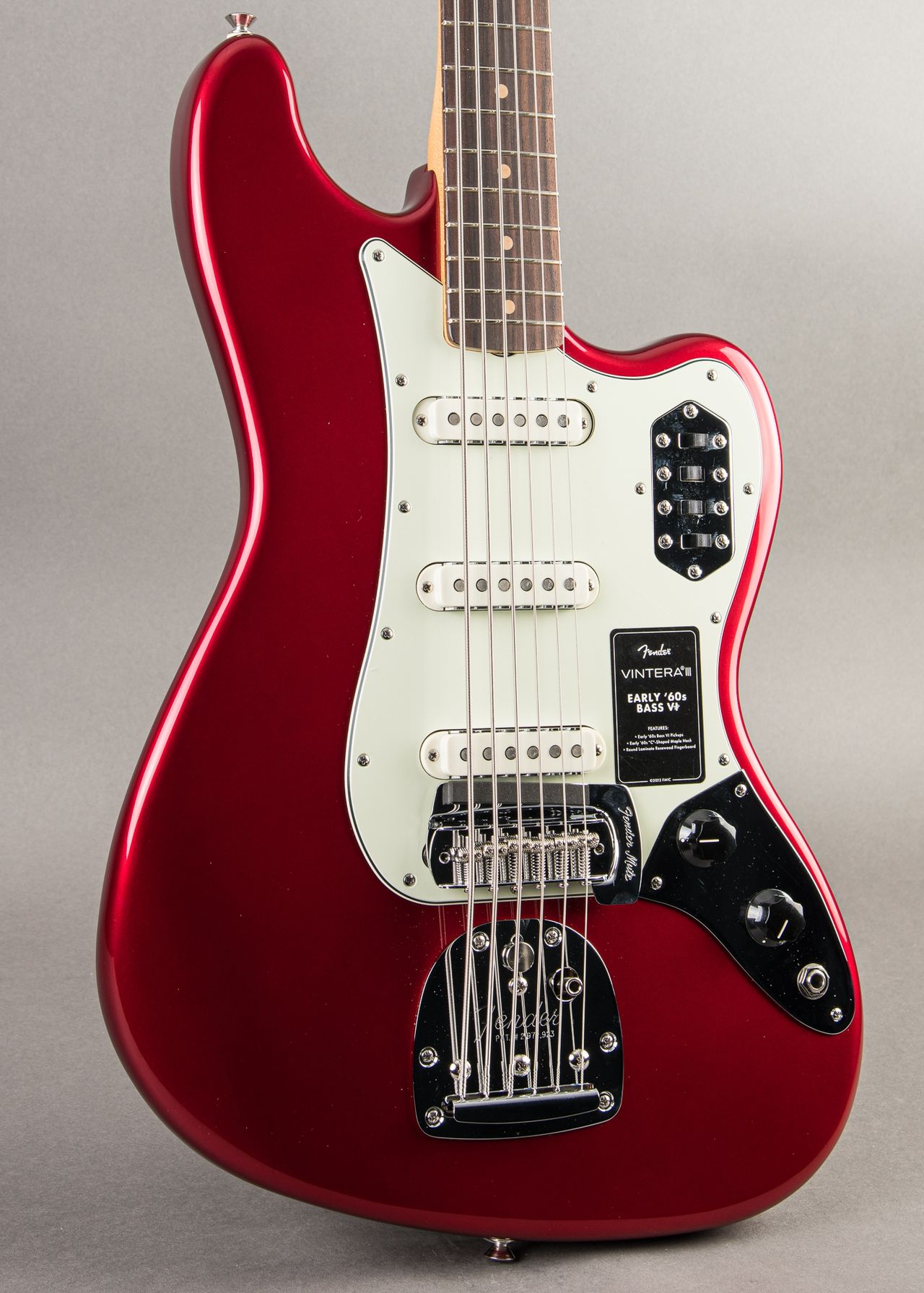 Carter Vintage - Fender Vintera III Early 60's Bass VI 2026, Candy